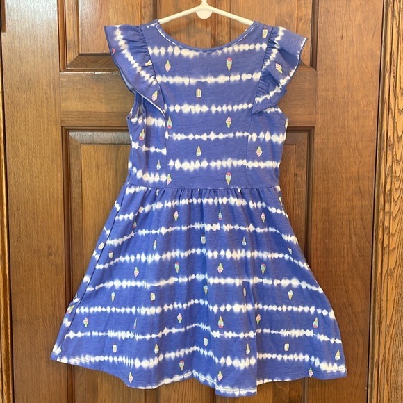 Girls Jumping Beans Tie Dye Cotton Summer Dress - Size 5 - Picture 4 of 5